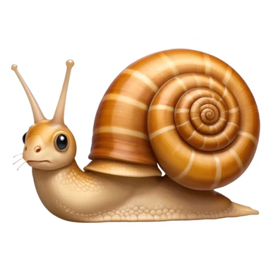 Delicate snail sticker