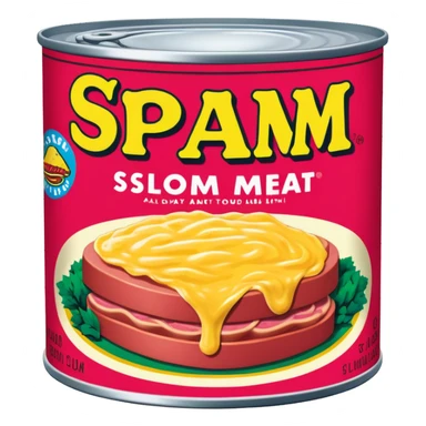 pop art SPAM meat slop advertisement warhol landscape  sticker