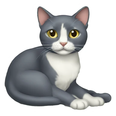 cat style art-nouveau très travaillé sticker