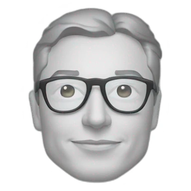  Elon musk qui cligne des yeux en levant ses lunettes de soleil  sticker