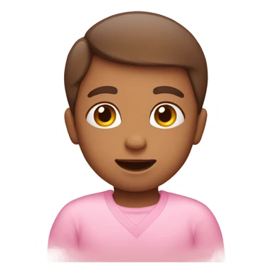 Baby pink heart emoji  sticker