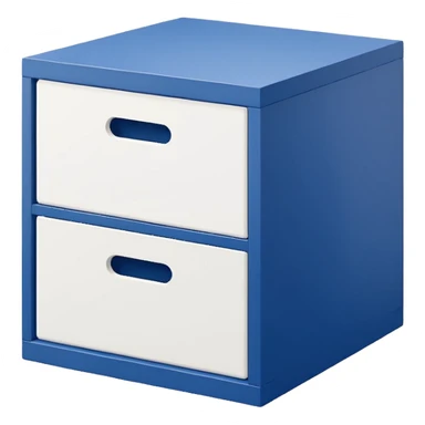 kallax 2 cajones ikea compartimientos blancos sticker