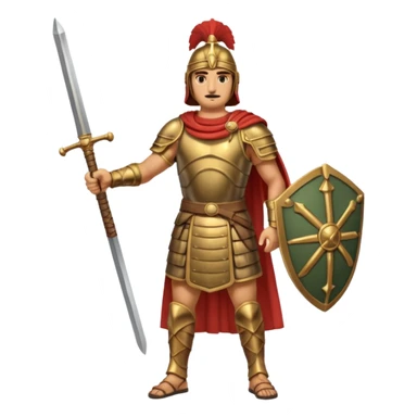 Famoso general cartagines de alto rango de la época púnica, foto del cuerpo entero sticker