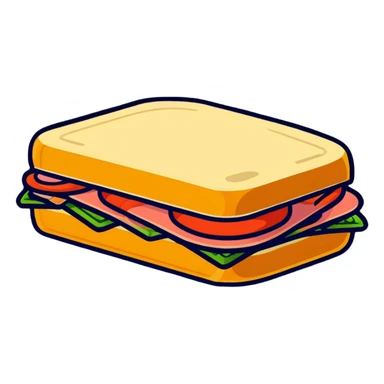 ham sandwich sticker
