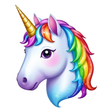 unicorn pooping sticker