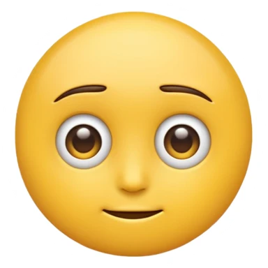 Emoji giving a side eye sticker