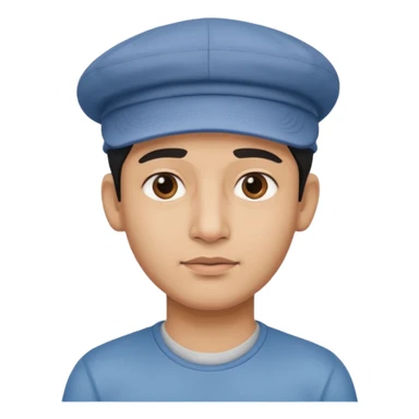  Fait un jeune indien pas trop beau avec un léger surprise un double menton et une casquette sur la tete sticker