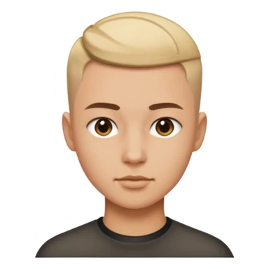 cabelo tipo rapado dos lados sticker