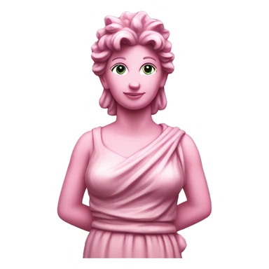 pink liberty statue sticker