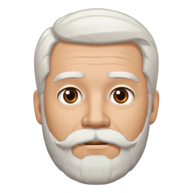man with mexican on my white hair with a beard sticker