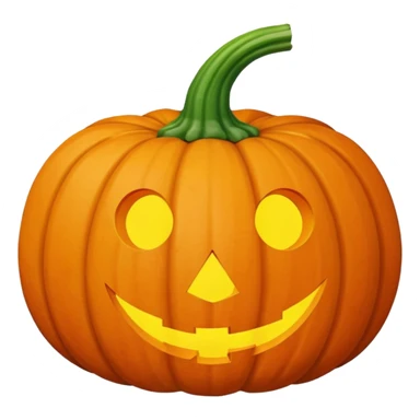 pumpkin with no face sticker