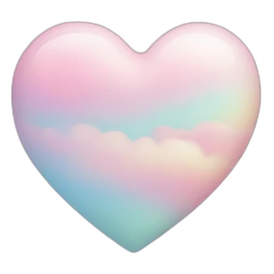 Cœur pastel sticker