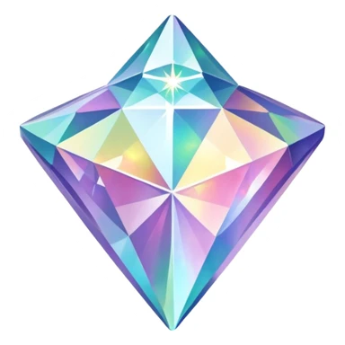 hd detailed glittering holographic star shaped diamond sticker