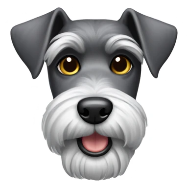 schnauzer dog  sticker