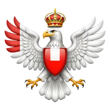 Austrian flag with the imperial eagle  sticker