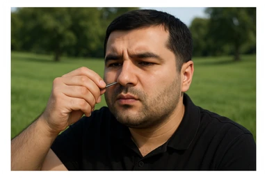 shu odamni soch olayotgani  sticker