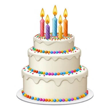 Birthay cake 75 sticker