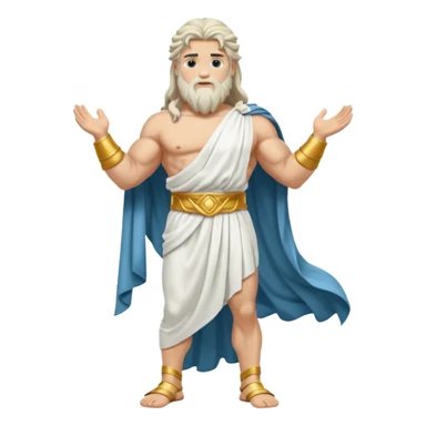 fullbody god zeus sticker