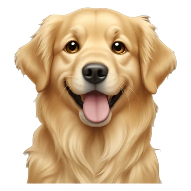 Un golden retriever dolcissimo Vecchia  sticker