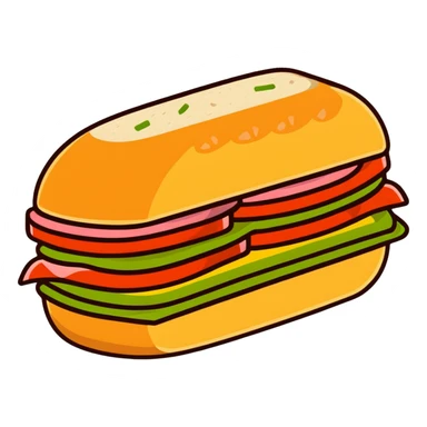 Peruvian sandwich sticker