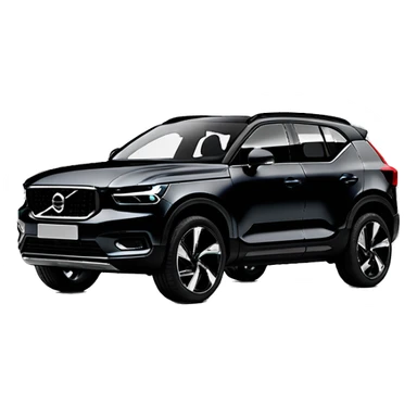 Black Volvo xc40 2024 sticker