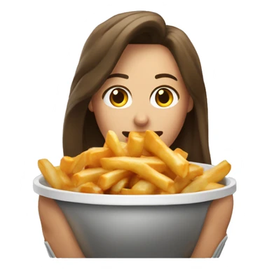 Poutine qui embrasse a femme sticker