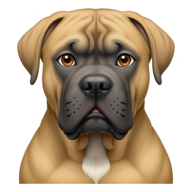 Tan came corso with black snout sticker