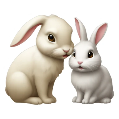 Écureuil et lapin câlin  sticker