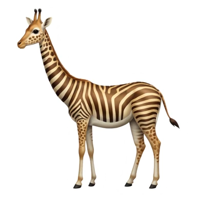 Zebra-Antelope-Impala-Gazelle-Giraffe-hybrid, full body sticker