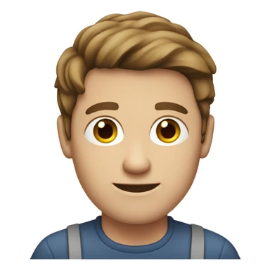 white-skinned male brown hair product designer sitting with macbook sticker