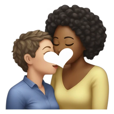 zuckerberg and black woman kissed sticker