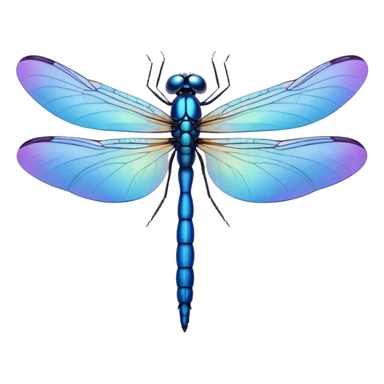 blue dragonfly sticker