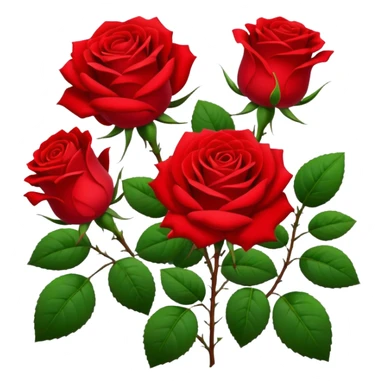 rose bush sticker