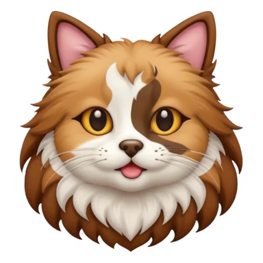cat fused with dog sticker