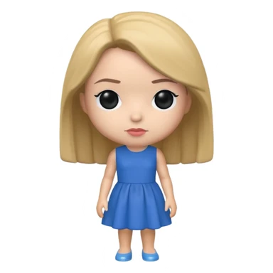 Fanko Pop Figure girl  sticker