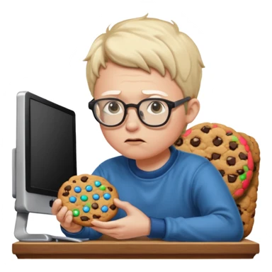 cookie clicker addict sticker