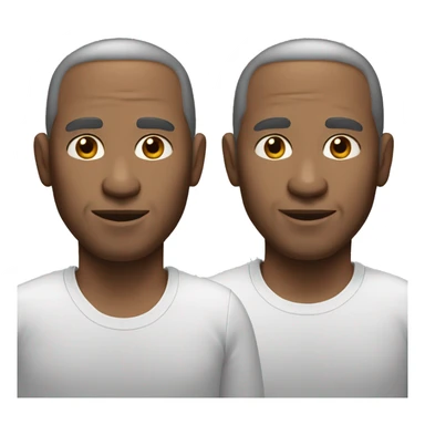 50 year old lightskinned man with straight short ha sticker