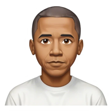 Barack Obama wear supreme Tshirt  sticker