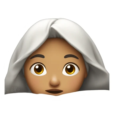 Una niña güera,pelo lacio,durmiendo  sticker