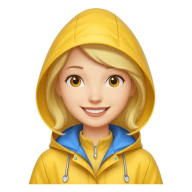 fotographer woman with rain coat sticker