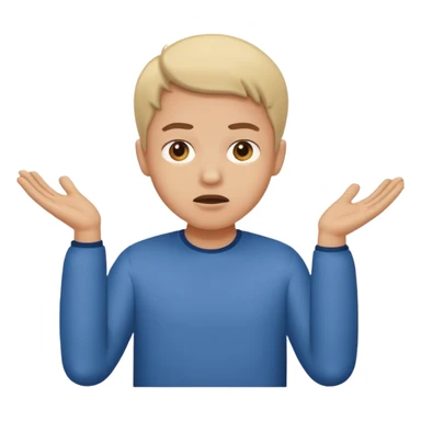 shrug shoulders

 sticker