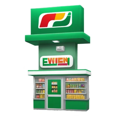 Seven Eleven Convenience Store sticker