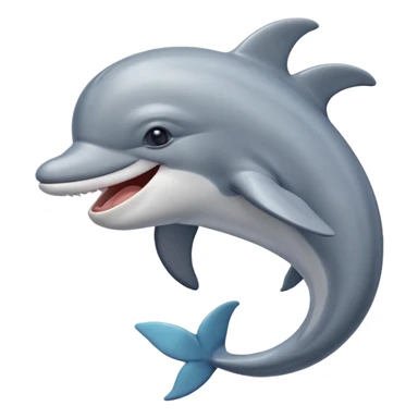 laughing dolphin sticker