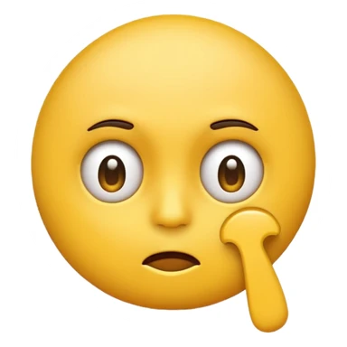 emoji scratching its head from confusion sticker