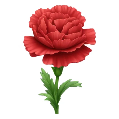 Red Carnation sticker