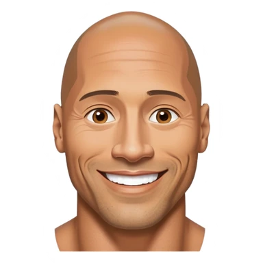 Dwayne the rock Johnson sticker