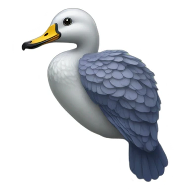 Ornithorynque sur un canard sticker