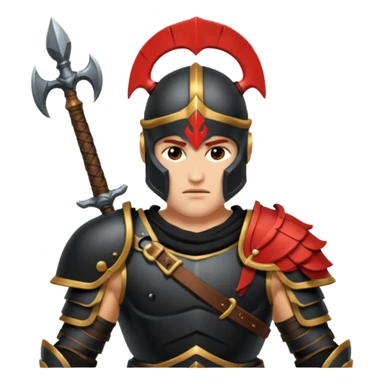 ares god of war black armour sticker