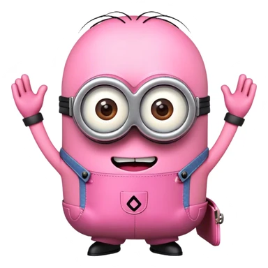 Minions rosa sticker