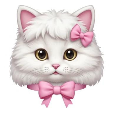 Baby cat have🎀and like pinterest drawing soft and cutie sticker